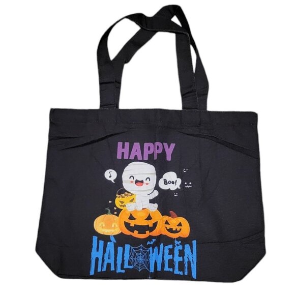 Halloween Trick or Treat Canvas Tote Bags - NIP - Picture 8 of 11